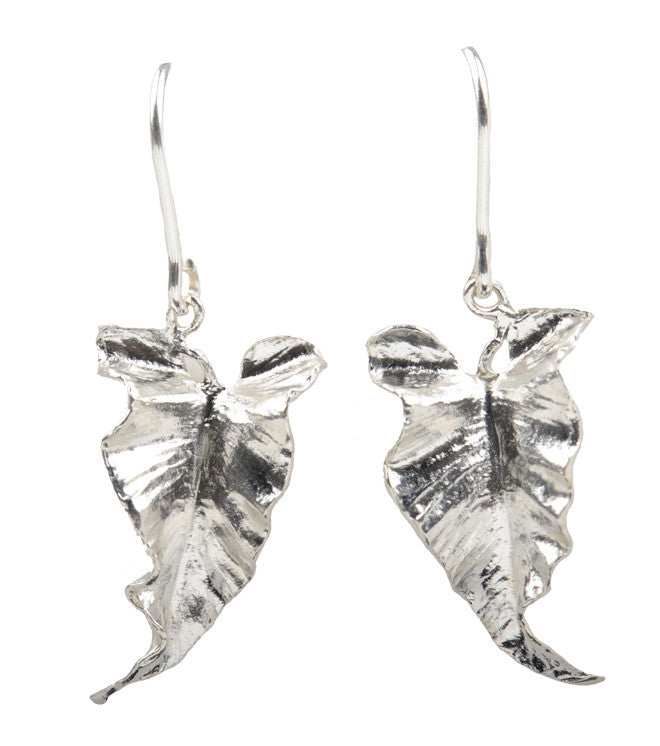 Lily Leaf Drop Earrings for Women - Elegant Floral Dangle Earrings for Party, Wedding & Everyday Wear