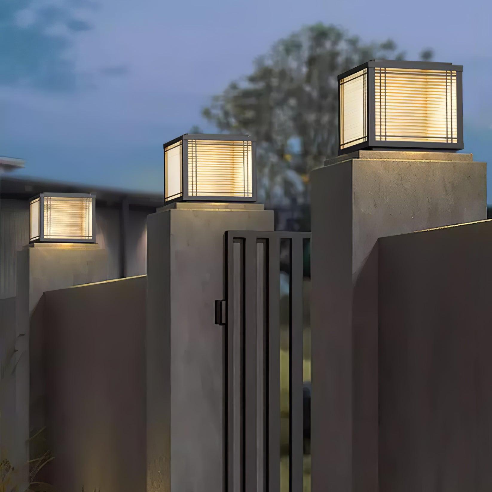 Outdoor Deck Post Light - Waterproof LED Wall Mount Light for Patio, Porch, Garden - Durable Weatherproof Exterior Lighting for Home & Backyard