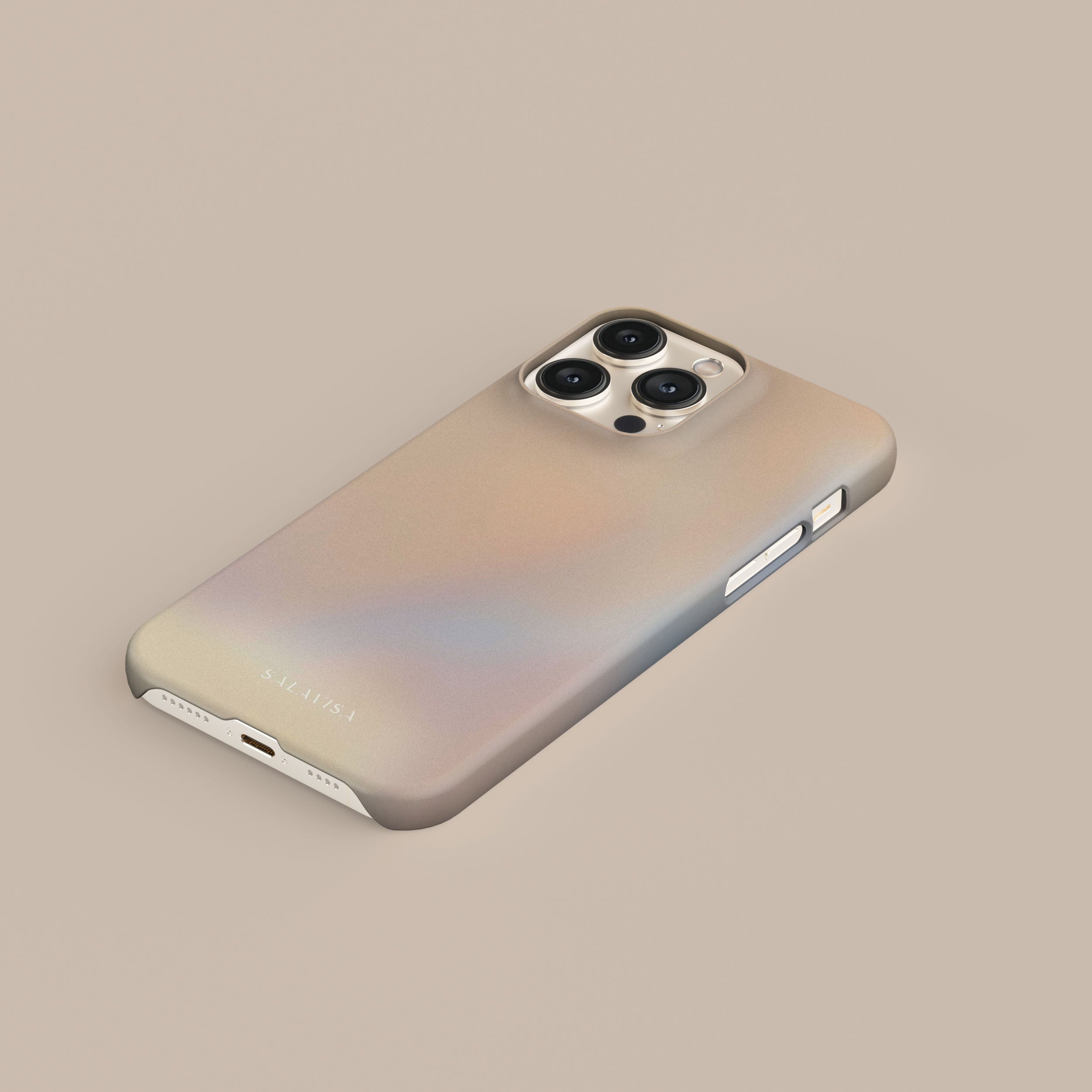 Peach Glow iPhone Case - Soft Matte Finish Protective Cover for iPhone 13/14/15 Pro Max - Cute Aesthetic Phone Accessory for Women | Perfect for Everyday Use, Travel & Photo Shoots