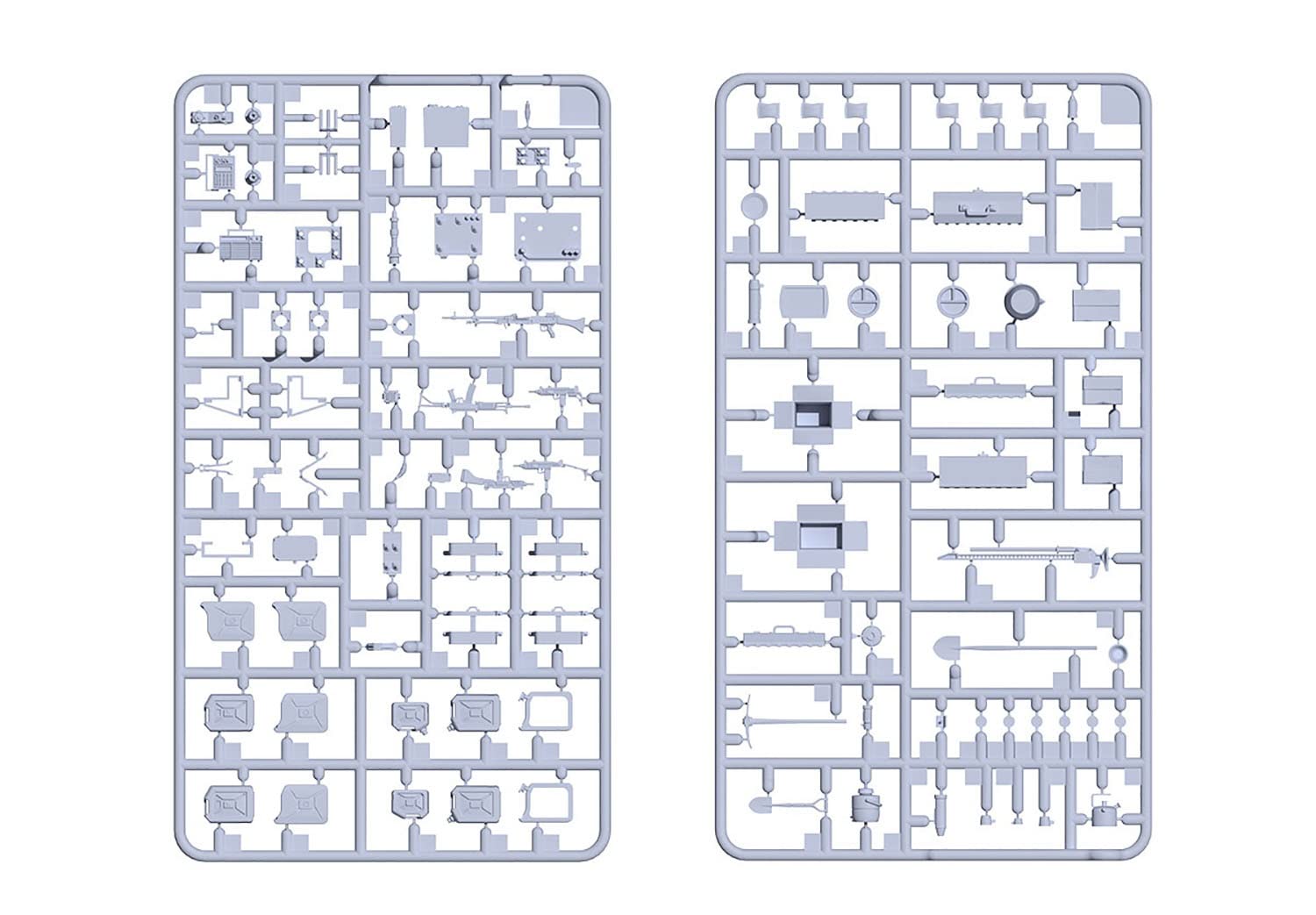 1/35 Scale AK35006 IDF Military Accessories Resin Model Kit for Diorama & Wargaming Scenes