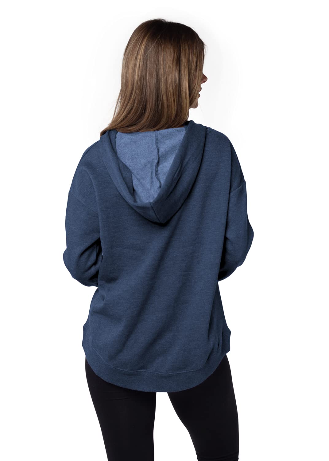 Chicka-D Women's Cozy Fleece Hoodie for Work from Home & Lounge - Soft Comfortable Pullover Sweatshirt for Remote Work, Relaxing & Casual Wear