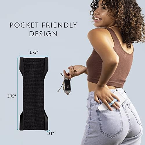 LOVEHANDLE PRO Premium Phone Grip - Magnetic Phone Holder & Stand for iPhone, Samsung, Tablets - Non-Slip Silicone Strap with Color Drip Design - Perfect for Driving, Gym, Work & Everyday Use