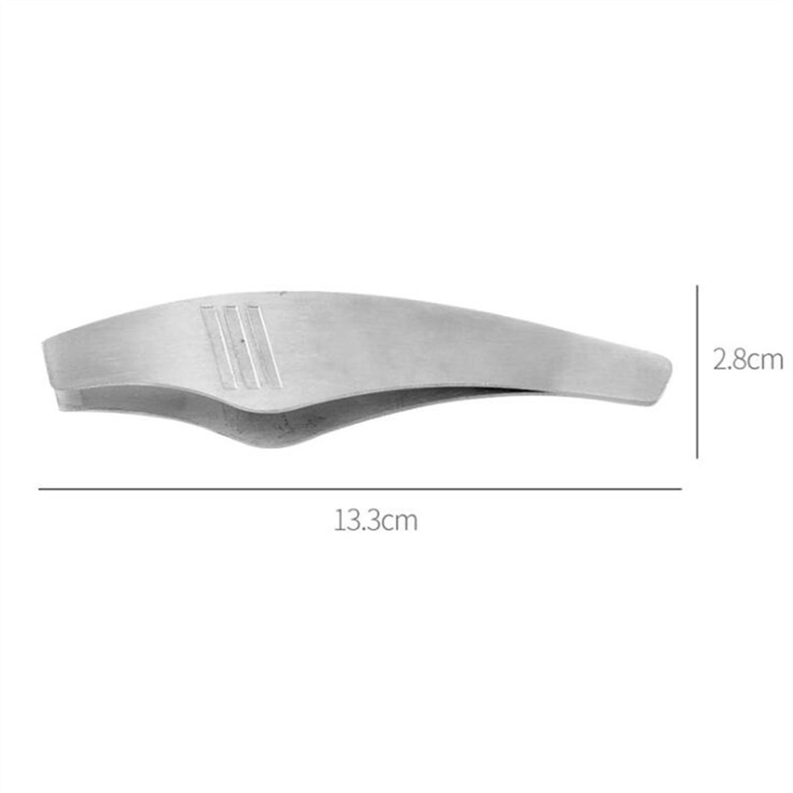 Premium Stainless Steel Hair Removal Tweezers - Fish Bone Tweezer & Food Clips Set for Cooking, Beauty & First Aid - Angled Ham Tweezers for Professional Chefs & Home Use (Silver)