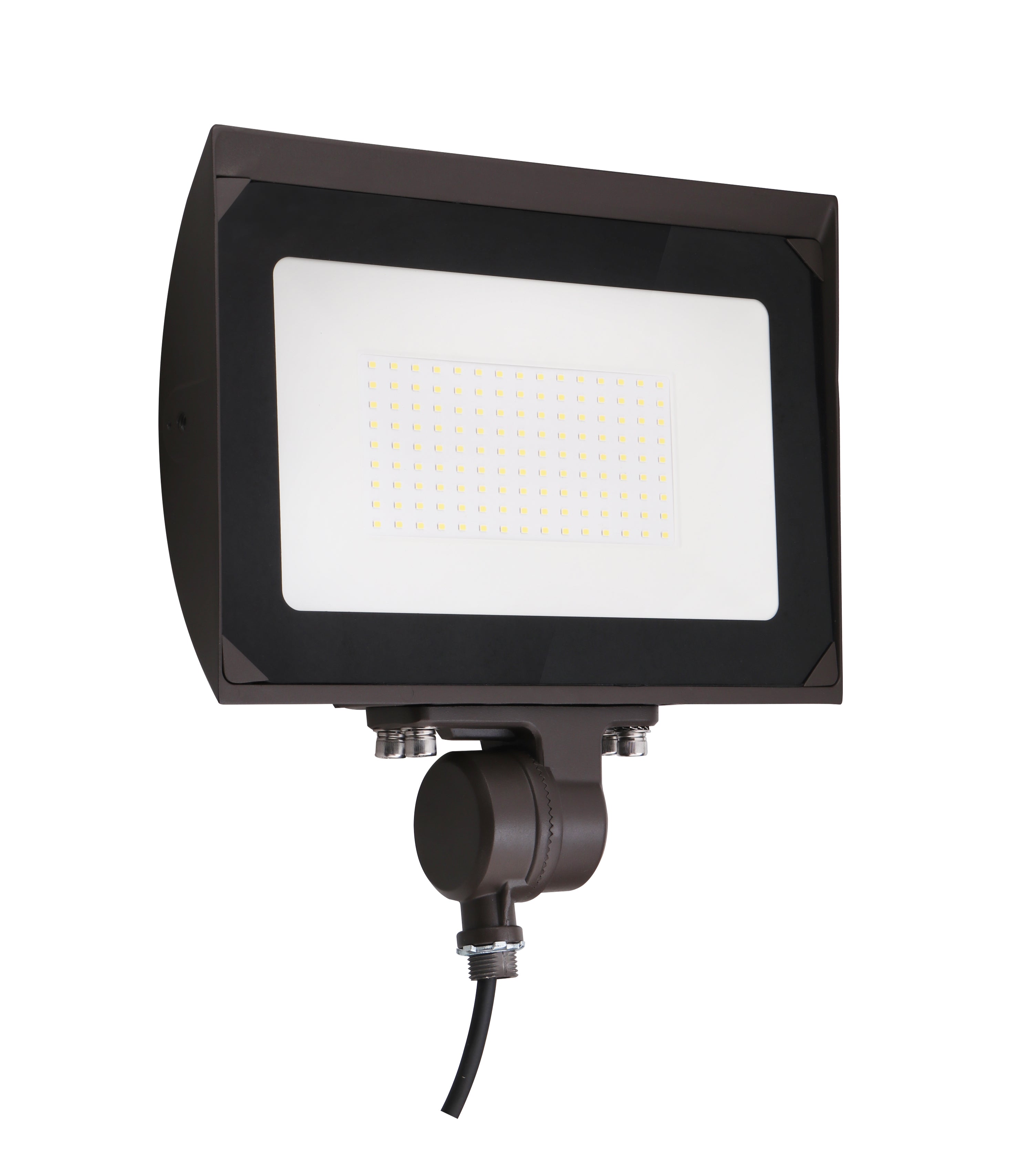 100W LED Flood Light 11500LM - UL Listed Waterproof Outdoor Lighting with Knuckle Mount for Landscape, Garden, and Security Use