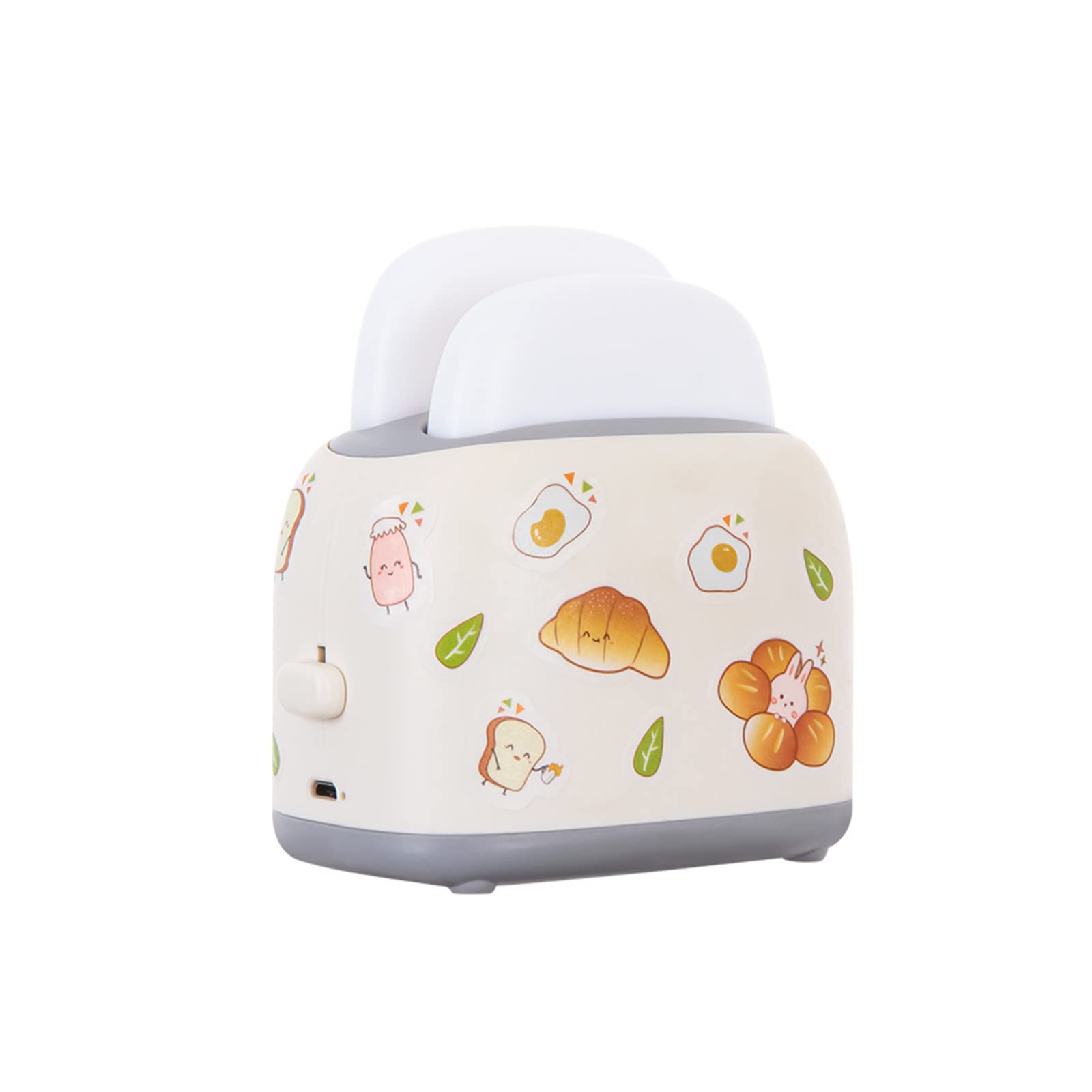 XUnion Cute Bread Machine Night Light - USB Desk Lamp for Reading, Office, Bedroom & Living Room - Soft Night Lighting with USB Charging - Perfect for Kids, Study, Relaxation & Decor