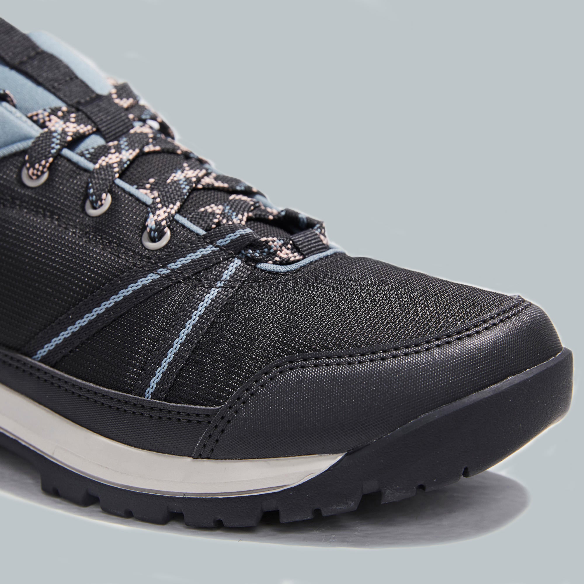 Quechua Women's Waterproof Hiking Boots NH100 Low WP - Lightweight Outdoor Trekking Shoes for Trail Walking & Mountain Climbing