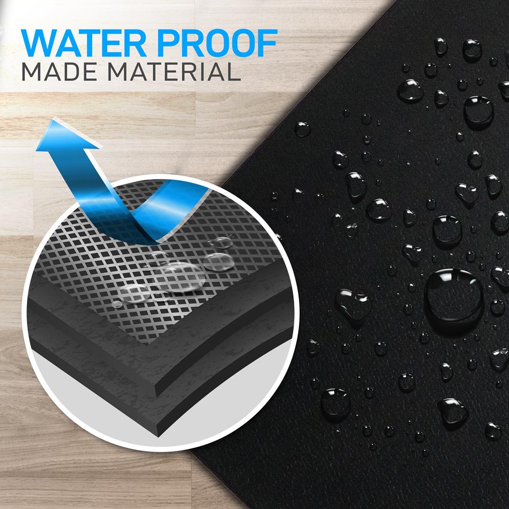 Premium Non-Slip Yoga & Exercise Mat for Home Gym, Pilates, Workouts - Extra Thick, Eco-Friendly Fitness Floor Mat for Comfort & Support