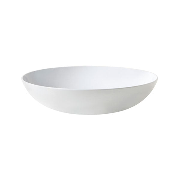 GET ML 239 W Siciliano 11-Quart White Melamine Bowl - Durable & Lightweight Serving Bowl for Parties, Picnics, and Outdoor Dining