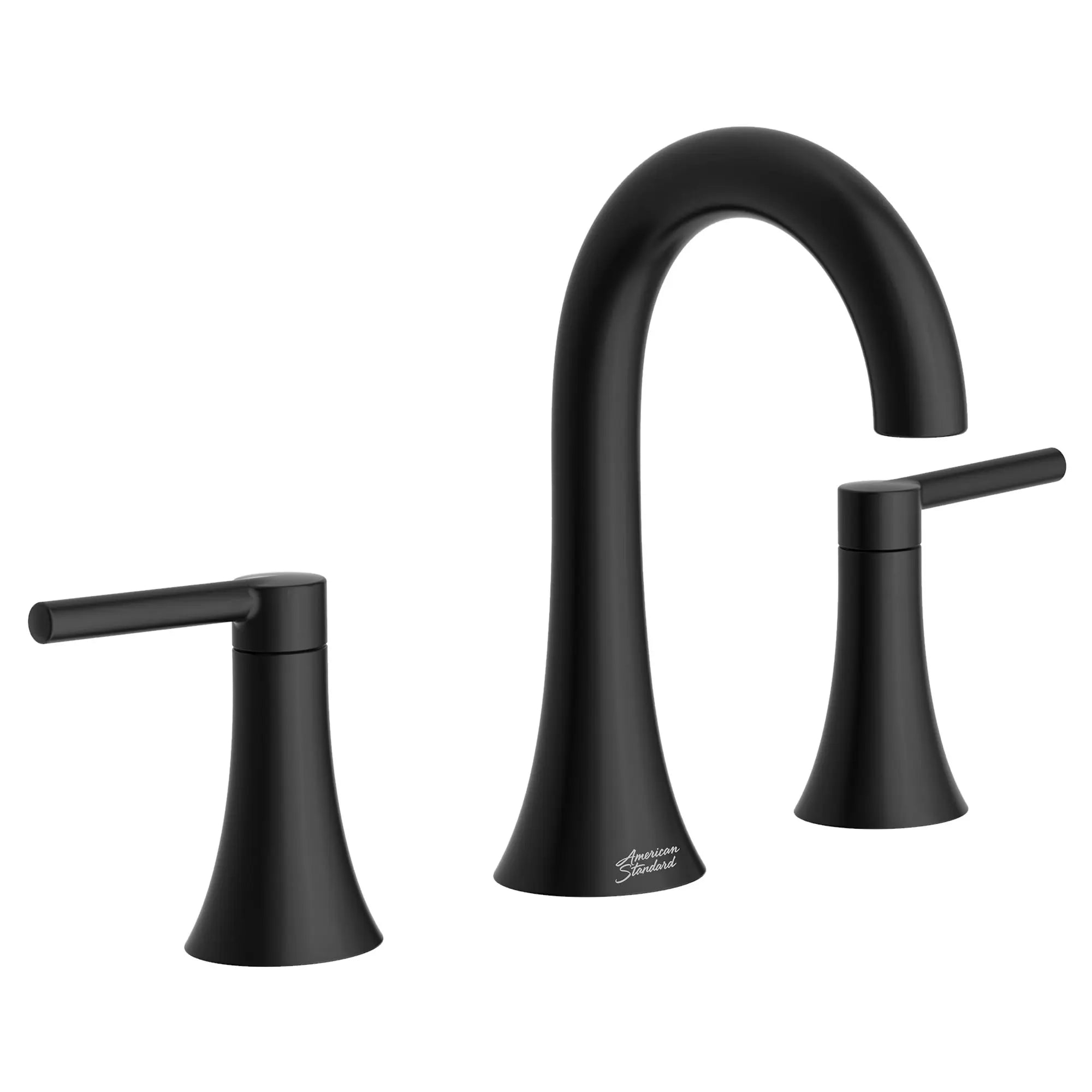Delsea 8 Inch Widespread Bathroom Faucet - Modern Matte Black Finish for Vanity Sink, Perfect for Home Bathroom Renovation and Upgrade