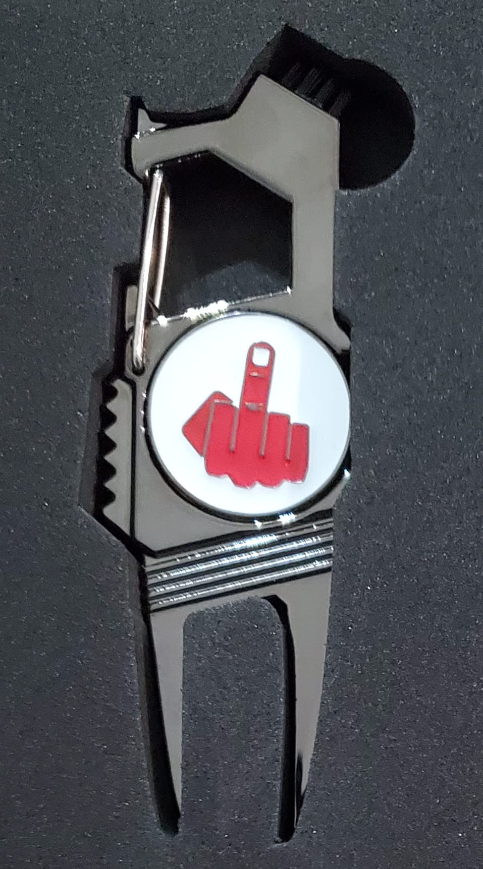 Premium Golf Divot Tool with Magnetic Ball Marker - Multi-Functional Golf Accessory for Quick Greens Repair - Perfect for Golfers to Easily Attach to Bag or Belt - Ideal for Course Maintenance & Practice Sessions