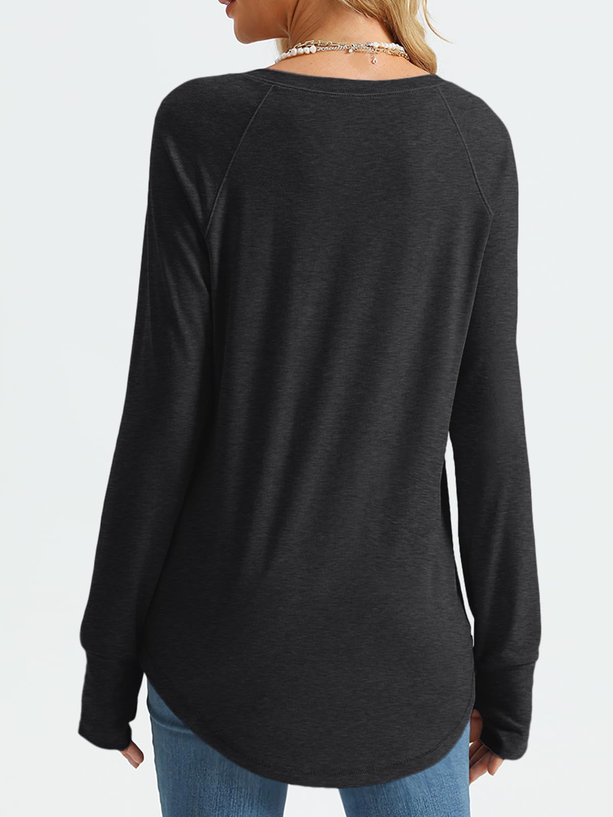 AUTOMET Women's Long Sleeve Crew Neck Casual T-Shirt - Loose Fit Lightweight Fall Fashion Top | Y2K Outfits for Everyday Wear, Work & Street Style