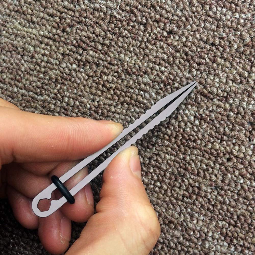 EDC Tweezers & Pry Bar - Multifunctional Alloy Mini Portable Tweezers Tool for Outdoor Survival, Travel, Hiking, Camping & Emergency Kits | Perfect for Gear Repair, First Aid & Everyday Carry Essentials