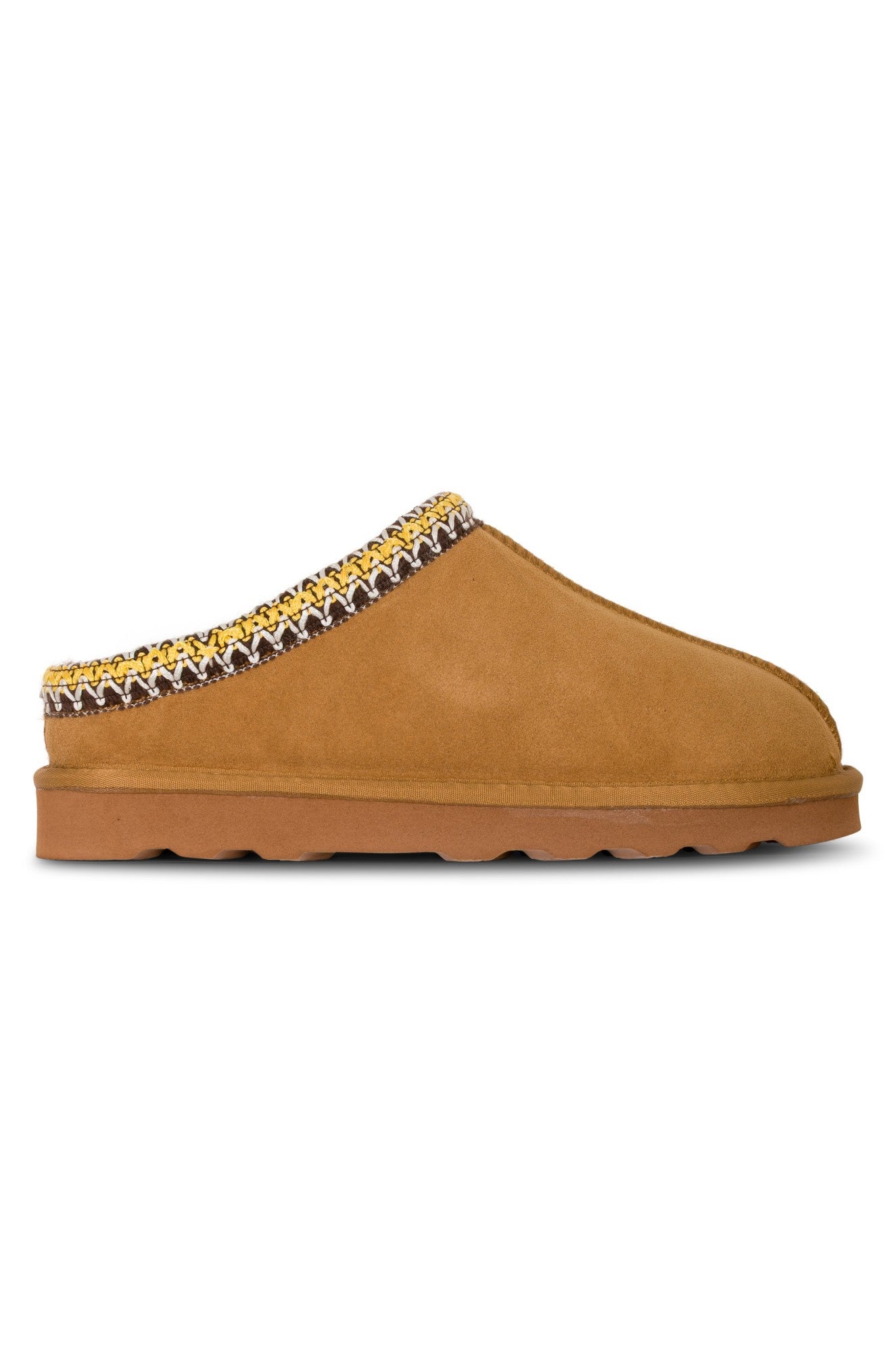 Grosby Sheepskin UGG Slippers for Women & Men - Chestnut & Brandy B1 - Cozy Indoor/Outdoor Winter House Shoes for Home, Office & Travel