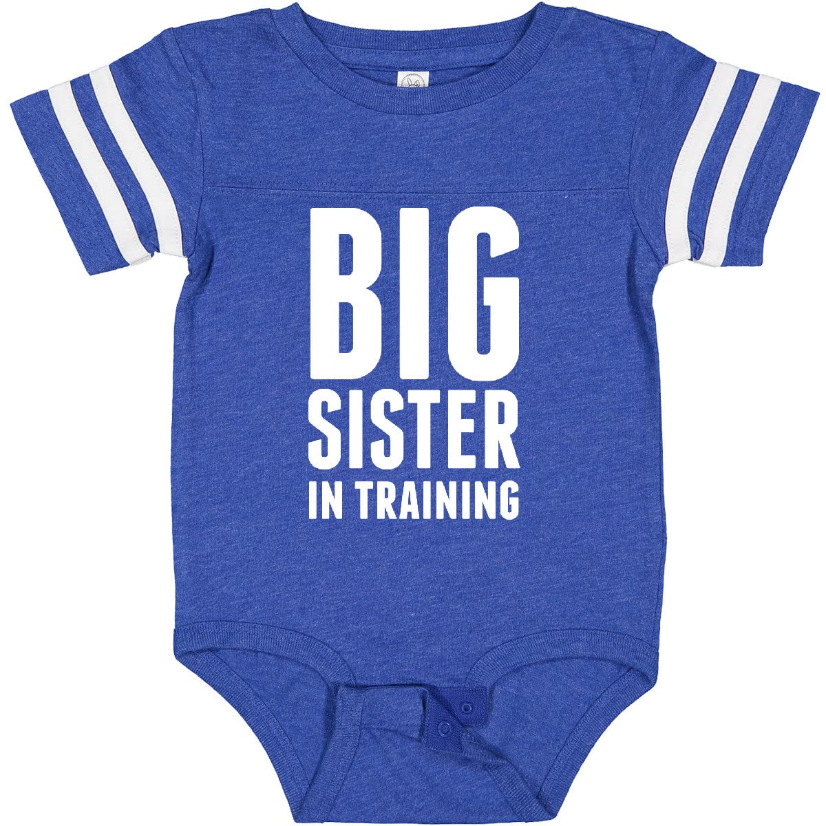 Inktastic Big Sister in Training Baby Bodysuit - Cute Sibling Outfit for Newborns & Toddlers - Perfect for Family Photos, Sibling Announcements & Baby Showers