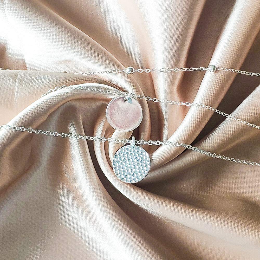 YANCHUN Women's Layered Necklace Set - Dainty Stackable Chain Necklaces with Charms, Trendy Layering Jewelry for Christmas Gifts & Stocking Stuffers | Perfect for Everyday Wear, Date Nights & Special Occasions