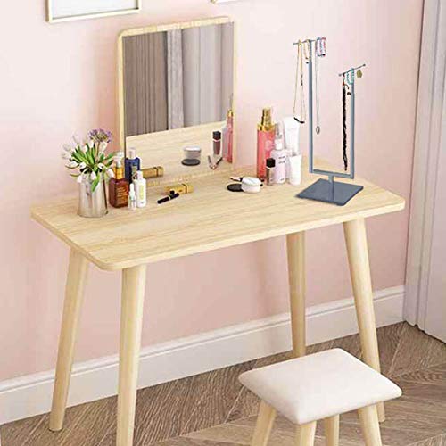 2-Tier Chrome Jewelry Tree Stand - Adjustable Metal Bracelet, Earring & Necklace Organizer Holder for Large Storage | Perfect for Bedroom, Vanity & Travel Use