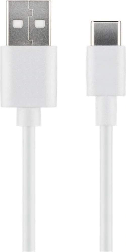 Premium USB 3.1 Gen 1 Type C to USB A Cable 1m Fast Charging & Data Sync - White High-Speed USB C Cable for Smartphones, Laptops, Tablets & More - Perfect for Home, Office & Travel Use