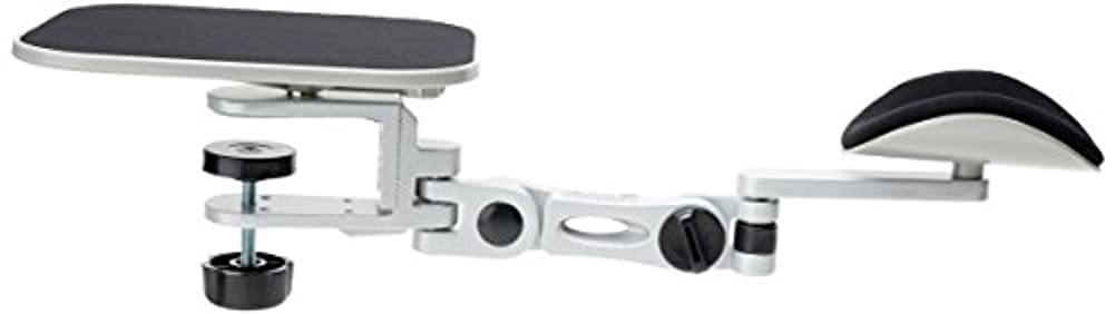 Ergonomic Arm Stand Computer Armrest (EG-ErgoArm) - Silver, 12.1 x 8.8 x 5.6 Inches - Perfect for Office, Gaming & Home Workspace Comfort