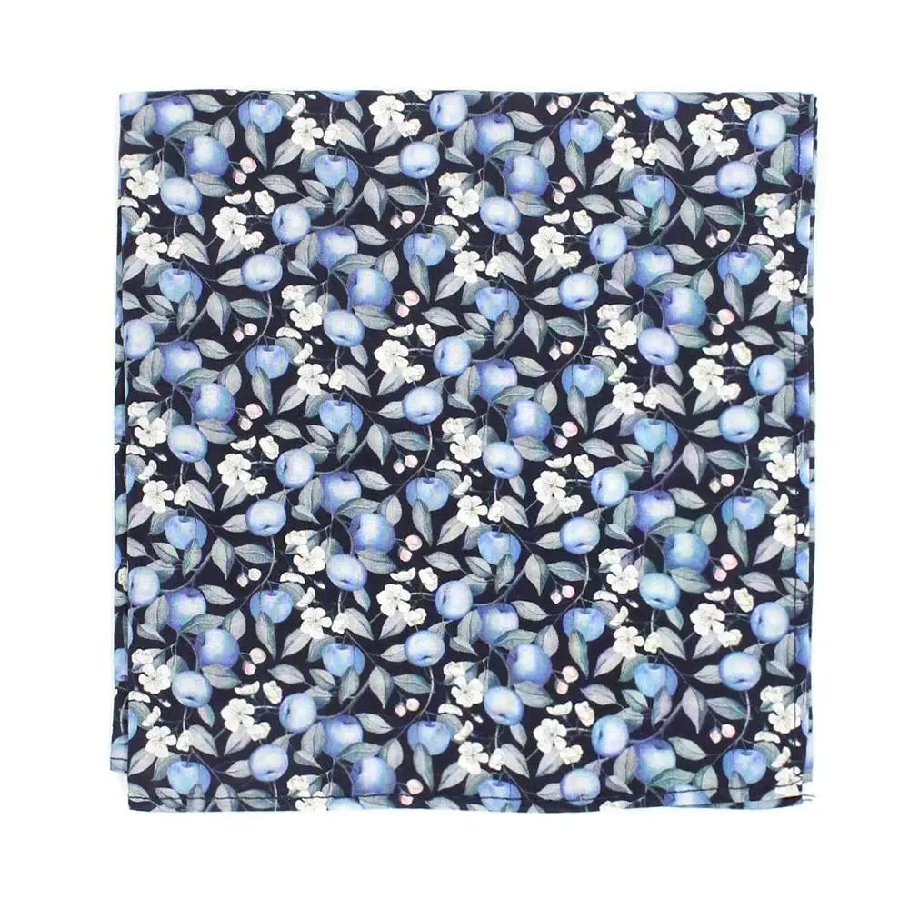 L A Smith Elvington Orchard Hank - Premium Liberty Fabric Handkerchief for Men & Women - Perfect for Weddings, Gifts, and Everyday Elegance