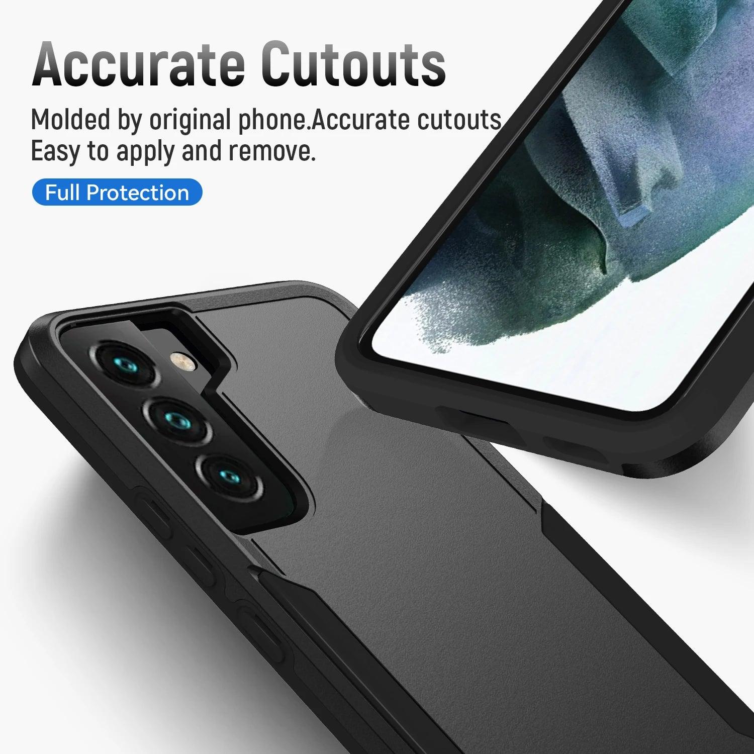 Samsung Galaxy S24 Ultra Shockproof Case - Heavy Duty Protection for Drops & Bumps - Perfect for Outdoor Adventures, Travel & Daily Use