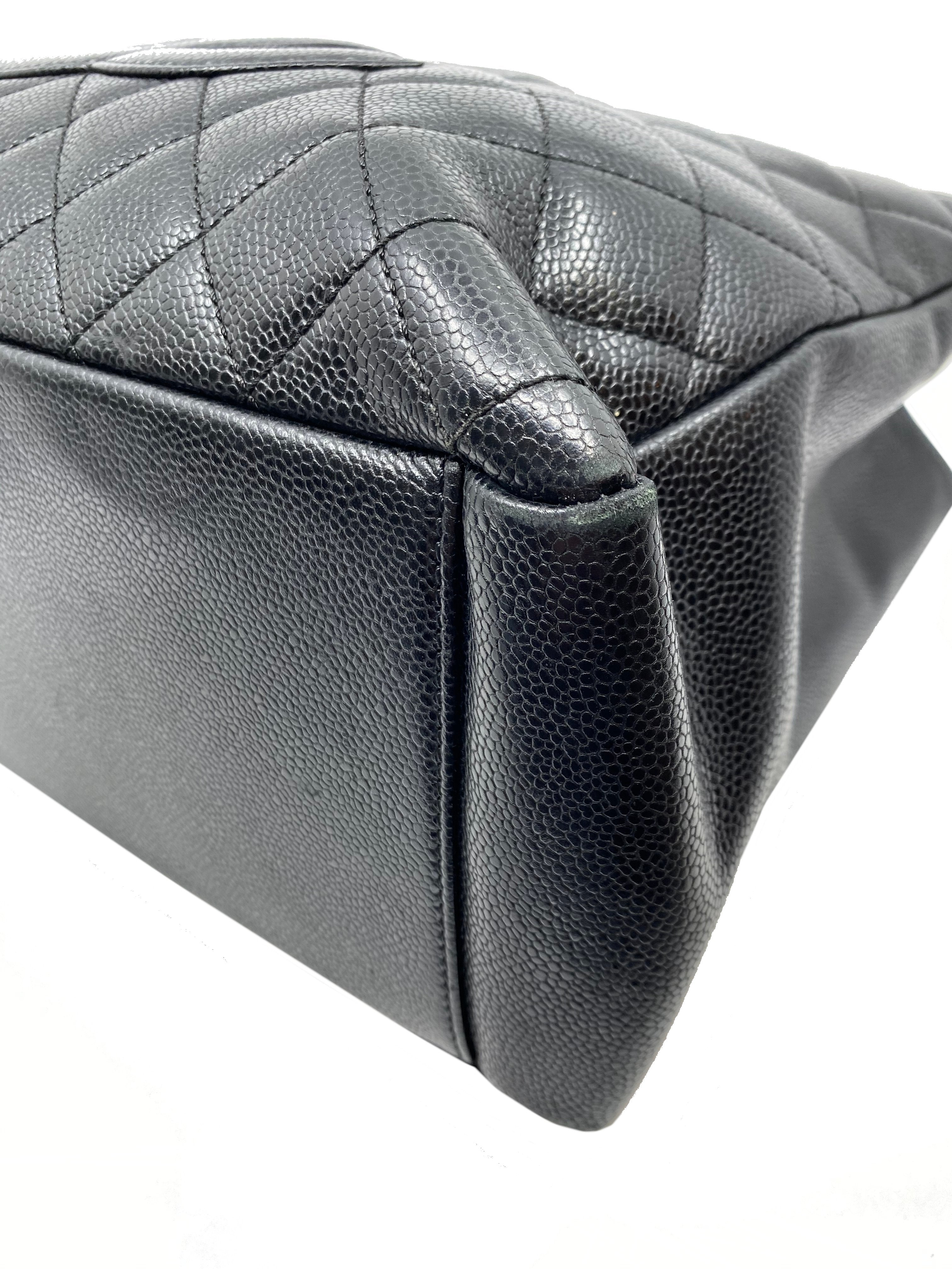 Chanel Caviar Quilted Grand Shopping Tote GST Bag - Luxury Leather Handbag for Women, Designer Shoulder Bag & Work Tote - Perfect for Office, Travel & Everyday Use
