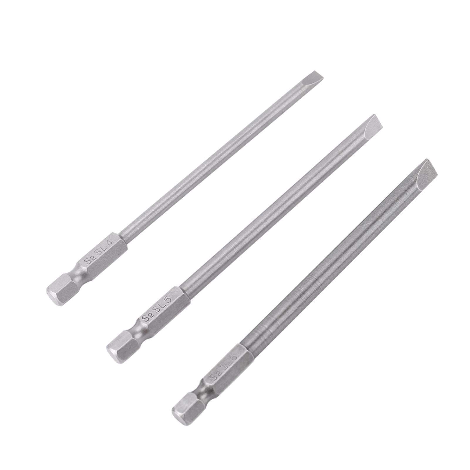 10-Piece Alloy Steel Magnetic Screwdriver Bits Set - Compatible with Hand Screwdrivers, Electric Screwdrivers & Power Drills - Perfect for DIY Projects, Home Repairs and Professional Use