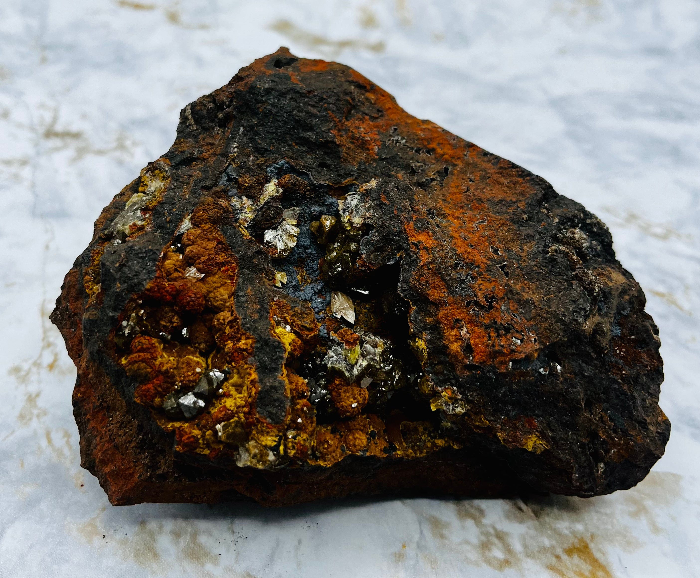 Natural Adamite Mineral Specimen - Rare Collectible Crystals for Rockhounds & Geology Enthusiasts (Perfect for Display Cases, Meditation & Healing Crystal Collections)