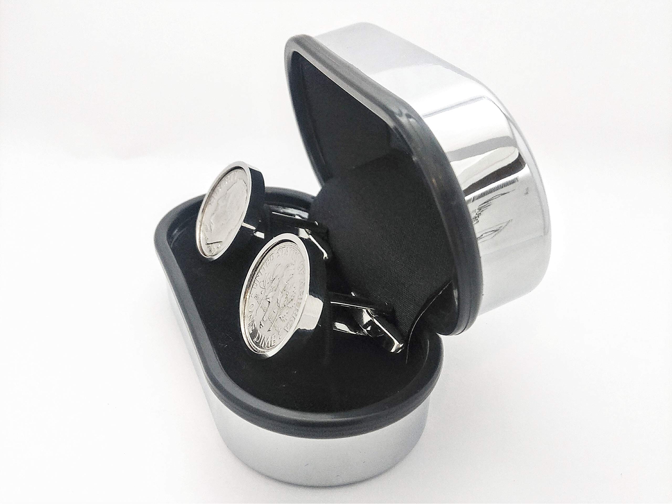 1982 Commemorative Coin Cufflinks for Men - 41st Birthday Gift Set in Elegant Presentation Box - Perfect for Anniversaries, Graduations & Special Occasions