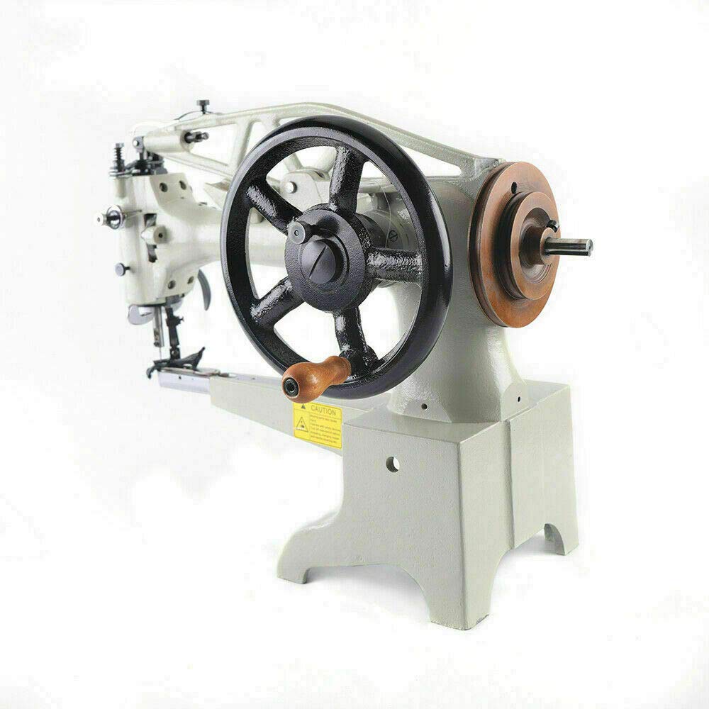 Professional Leather Shoe Repair Machine - Heavy Duty Hand Crank Industrial Patcher with Single Needle Lockstitch for Cobbler & Leatherworking - Perfect for Shoe Repair Shops, DIY Leather Craft & Upholstery Projects