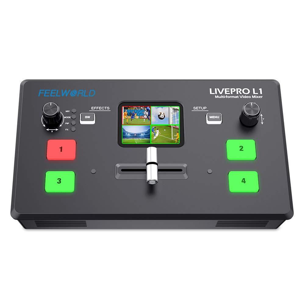 Feelworld LIVEPRO L1 V1 4-Channel HDMI Video Switcher with 2