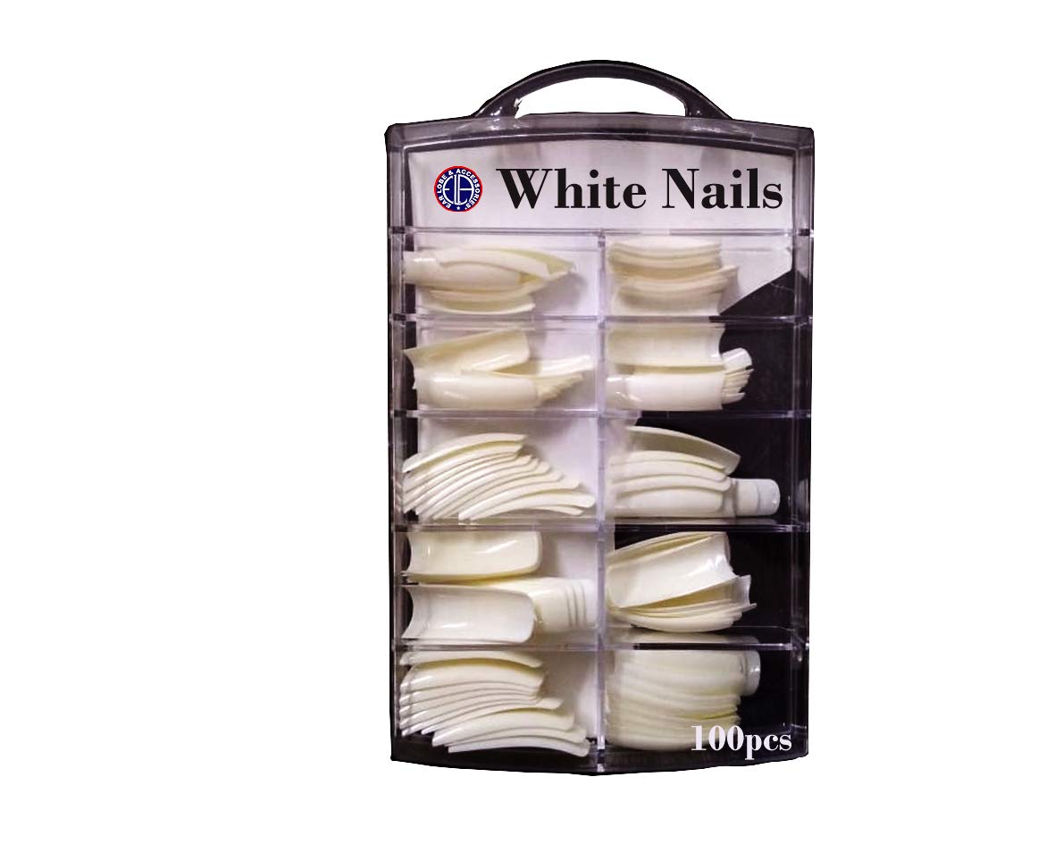 100pcs French Milky White Fake Nails - Elegant Acrylic Press on Nails for Women, Perfect for Parties, Weddings & Special Occasions