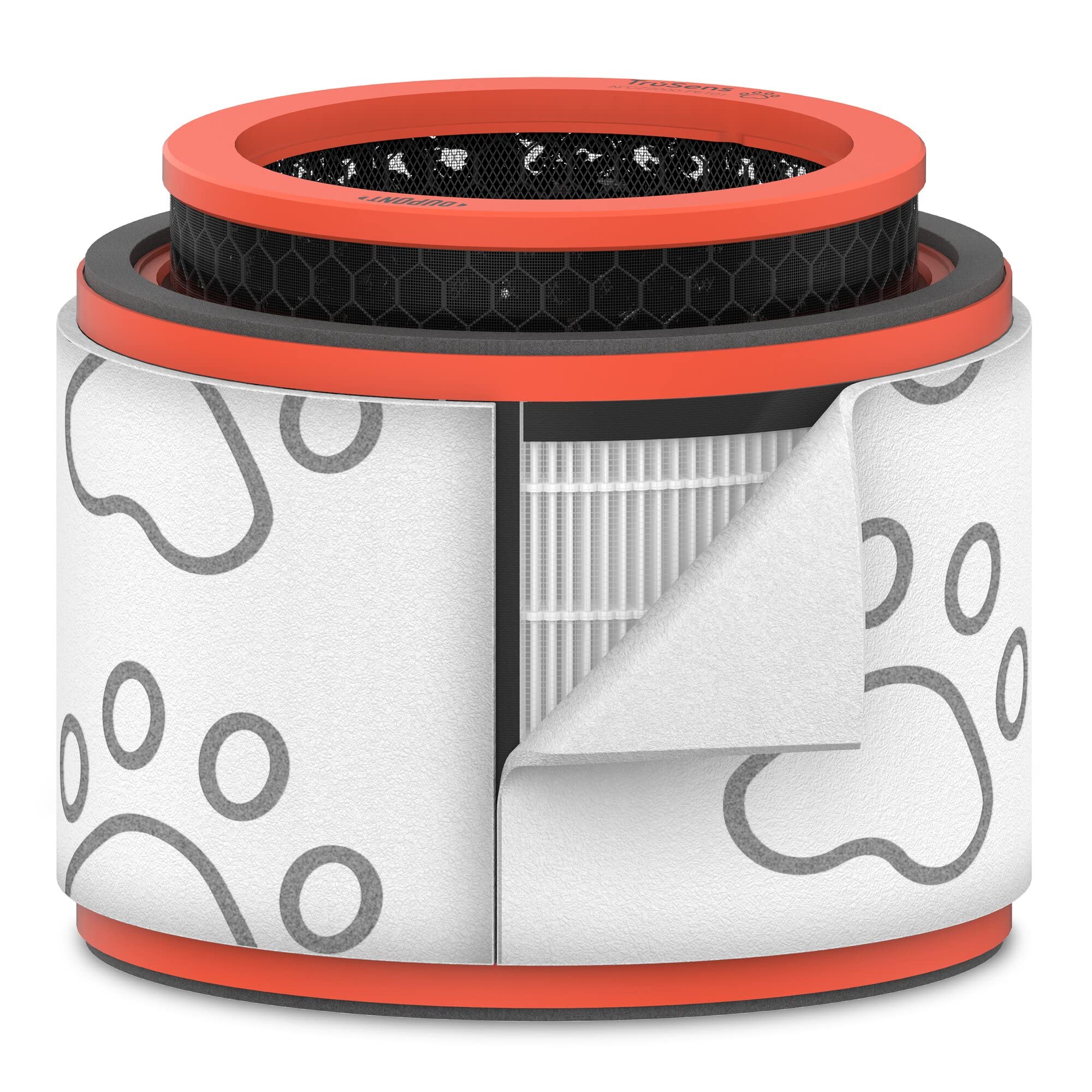 TruSens DuPont Pet Air Purifier Filter with True HEPA for Z-2000 Model | Medium Size | Eliminates Pet Dander, Hair & Odors | Perfect for Homes with Dogs, Cats & Allergies