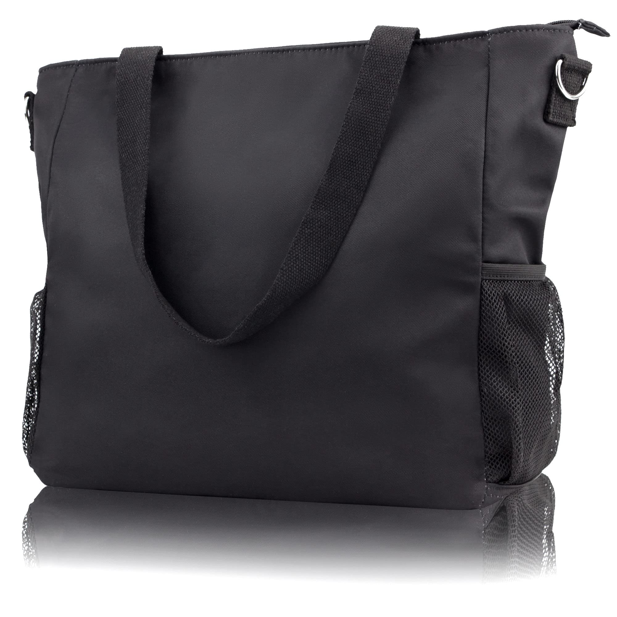 Large Waterproof Beach Tote Bag for Women - Zippered Shoulder Diaper & Gym Travel Bag | Perfect for Pool, Beach, Shopping & Workout Essentials