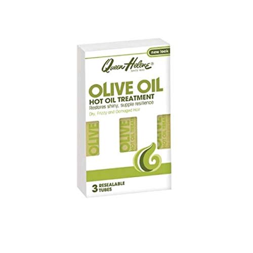 Queen Helene Olive Oil Hot Oil Treatment for Hair - 1 oz | Deep Conditioning Hair Mask for Dry, Damaged Hair | At-Home Salon Treatment for Shine & Repair