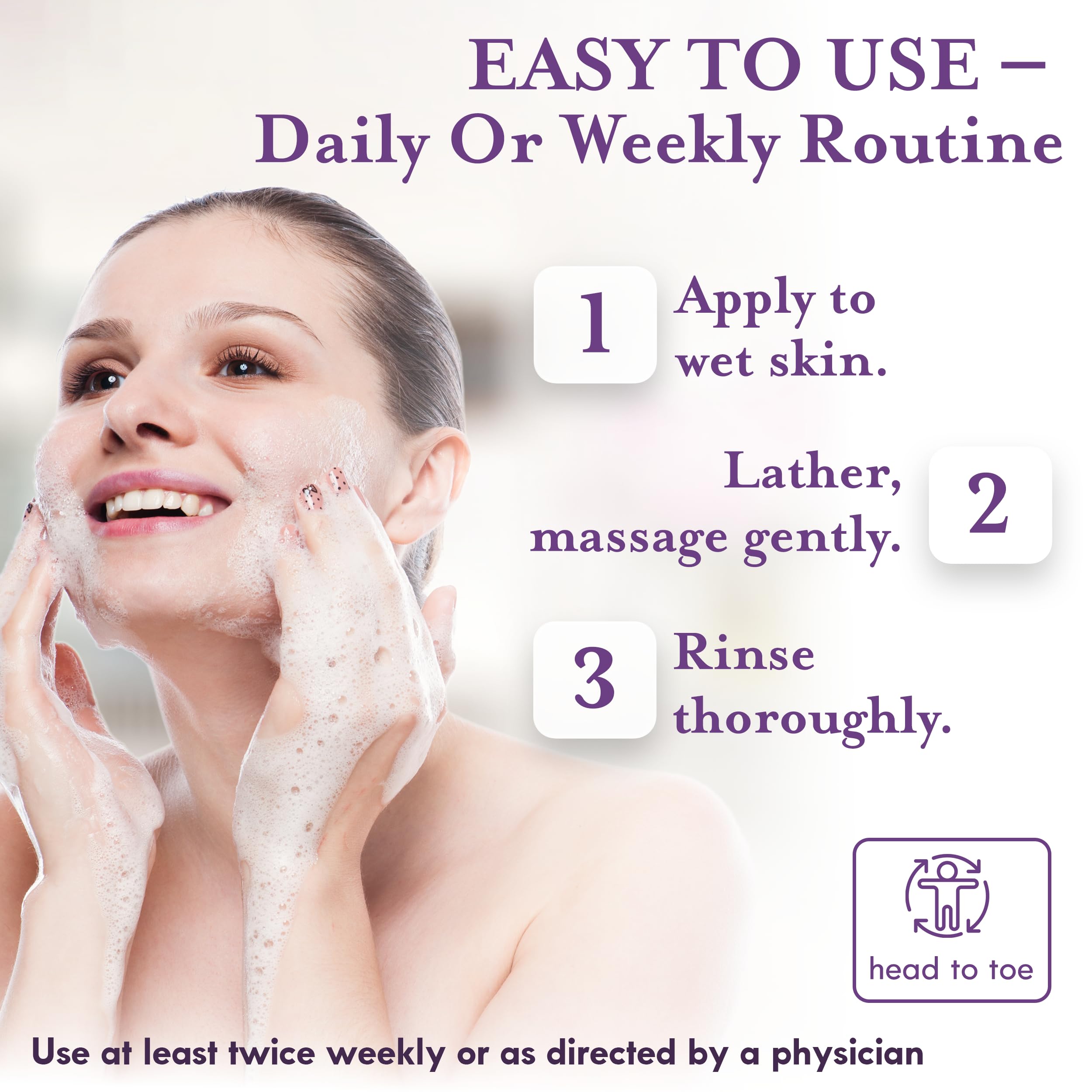 DermaDoctor Tranquility Cleanser with 2% Pyrithione Zinc - Dermatologist Formulated for Face, Body & Scalp - 7.1 oz - Gentle Daily Wash for Sensitive Skin & Dandruff Control