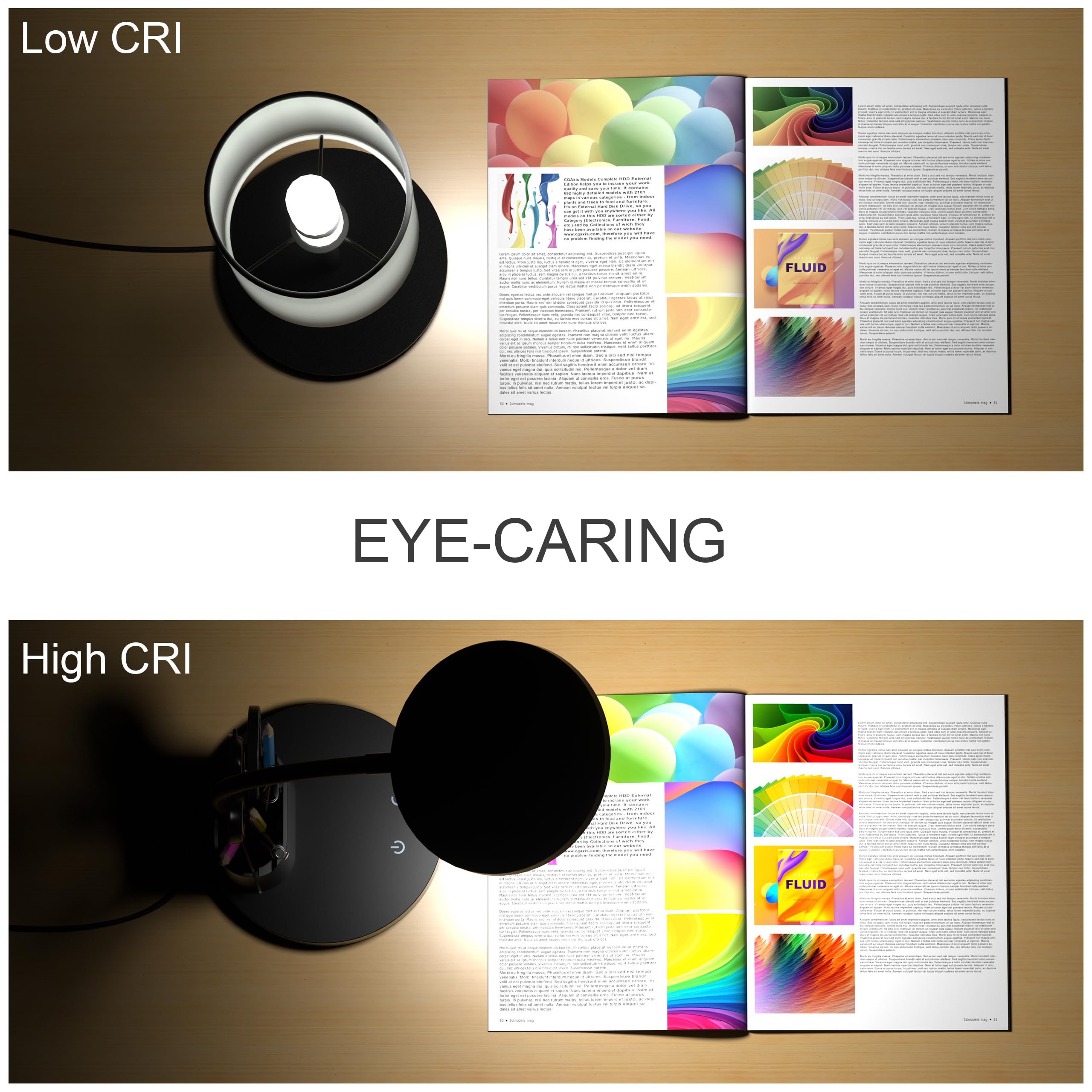 LED Desk Lamp with 3 Color Modes & 360° Adjustable Arm - Dimmable Touch Table Light with Phone/Pen Holder for Home Office Study Reading - Black Workspace Lighting