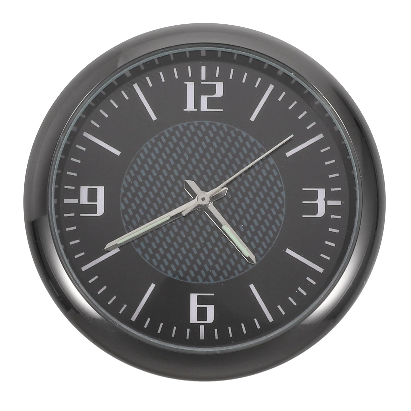 Black Automatic Mini Car Dashboard Clock with Light - Adhesive Vent Watch for Cars - Perfect for Vintage, Classic & Modern Vehicles - Great Gift for Car Enthusiasts