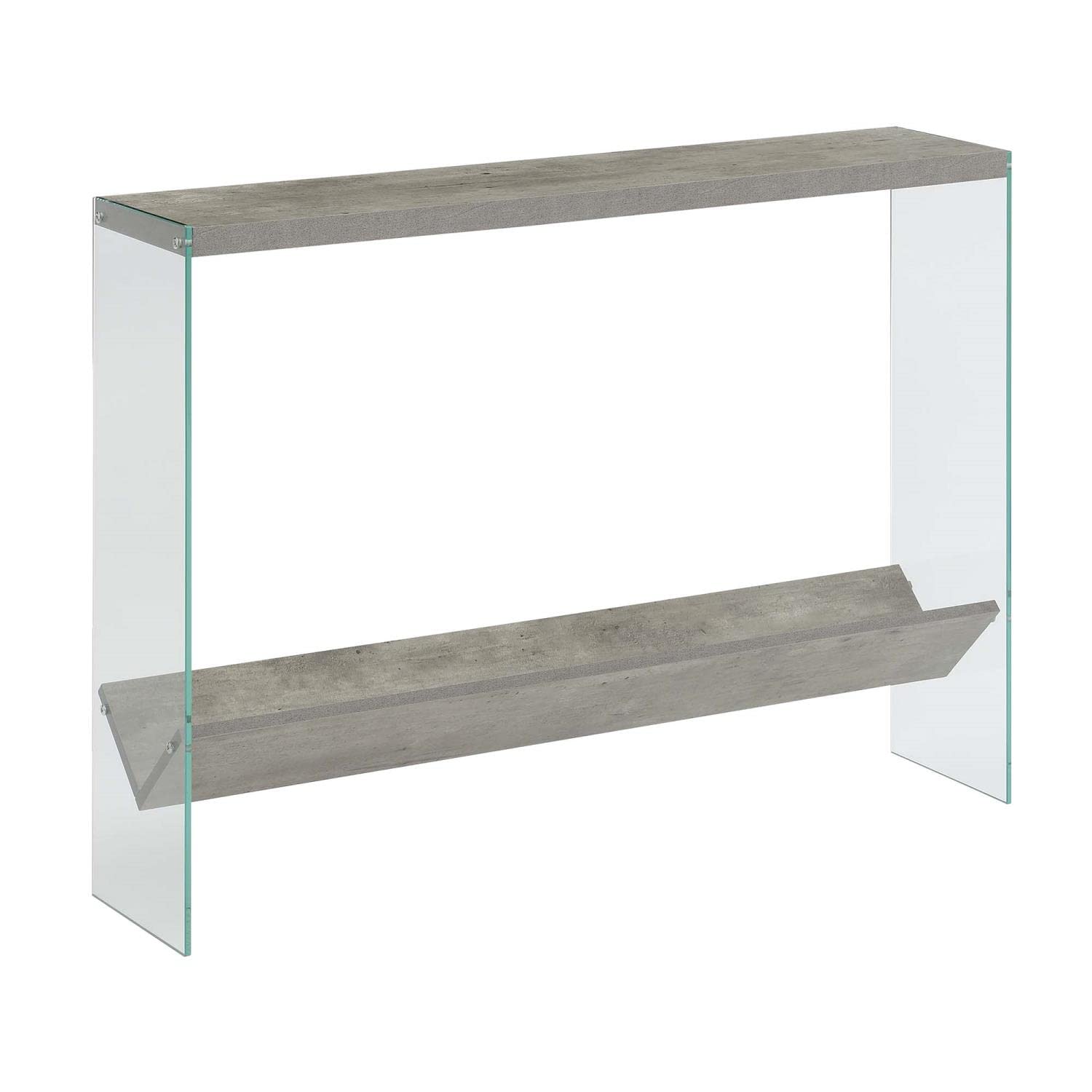 Modern Glass Console Table 42