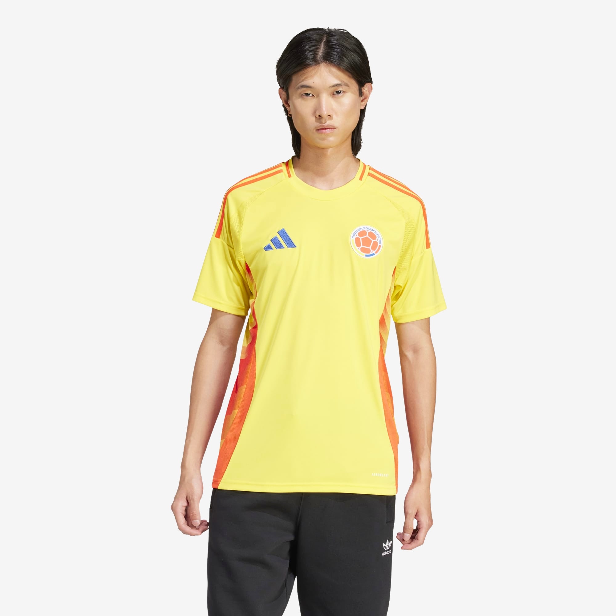 adidas Colombia 2024 Stadium Home Soccer Jersey - Authentic Football Shirt for Men & Women - Perfect for Matches, Training & Fan Support