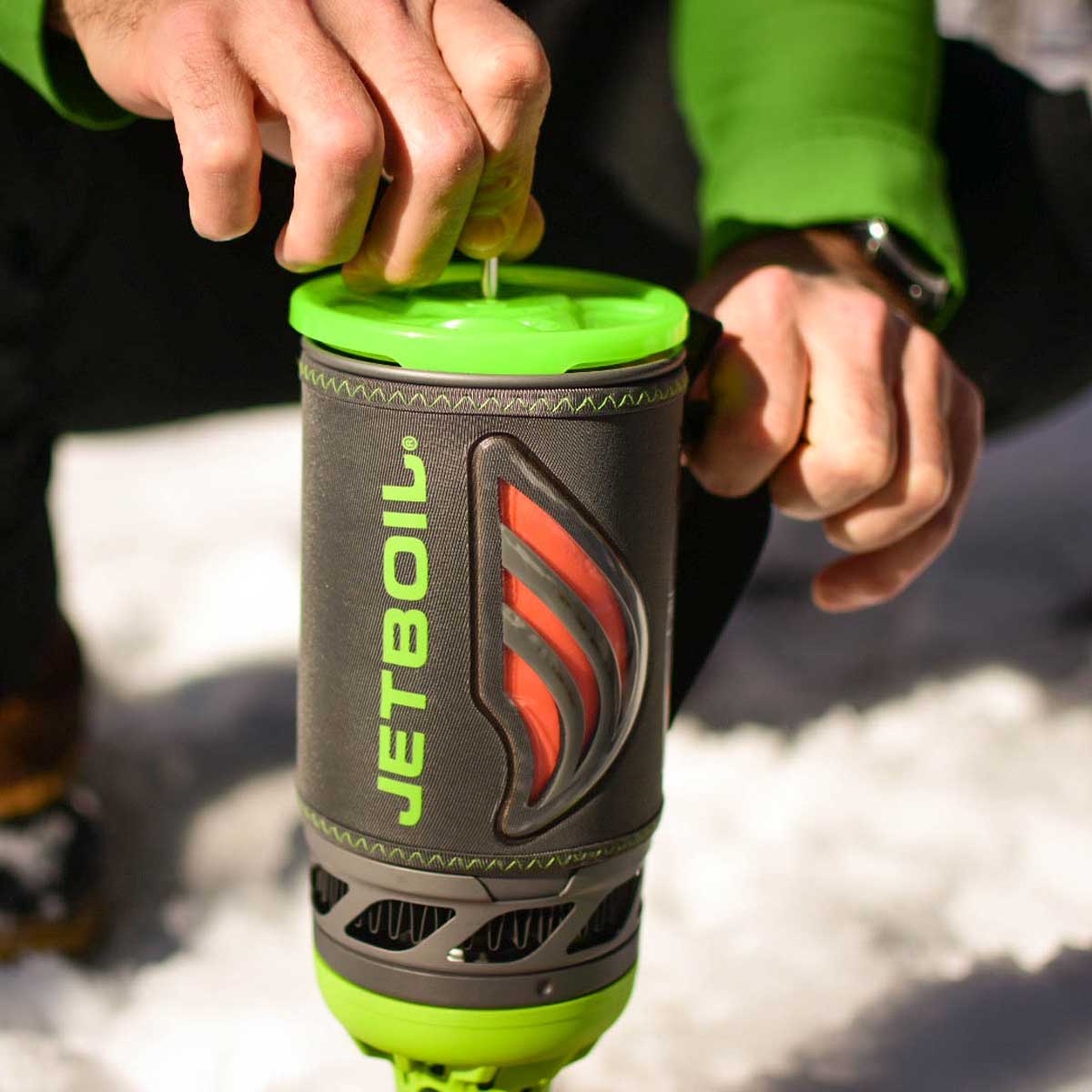 Jetboil Flash Java Kit - Ultralight Camping Stove with Coffee Press - Perfect for Backpacking, Hiking & Outdoor Adventures