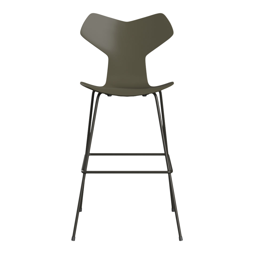Premium Grand Prix Bar Stool 3139 - Adjustable Height Swivel Bar Chair with Footrest for Kitchen Island, Home Bar & Commercial Use