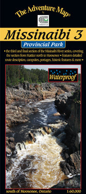 Chrismar Missinaibi Map - Waterproof Topographic Map for Hiking, Camping & Outdoor Adventures | Perfect for Backpacking, Canoeing & Wilderness Exploration