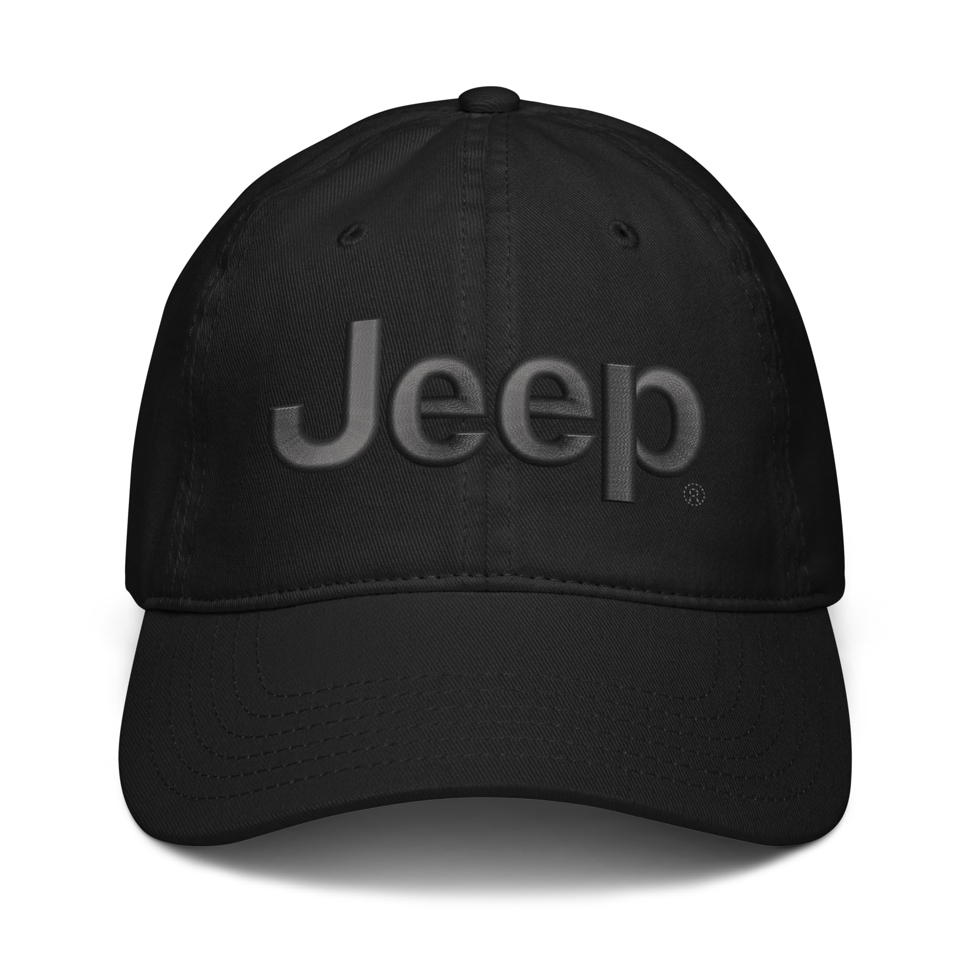 Jeep Cap Adjustable Puff Embroidered Baseball Hat for Men & Women - Stylish Outdoor Trucker Hat for Driving, Hiking, and Casual Wear