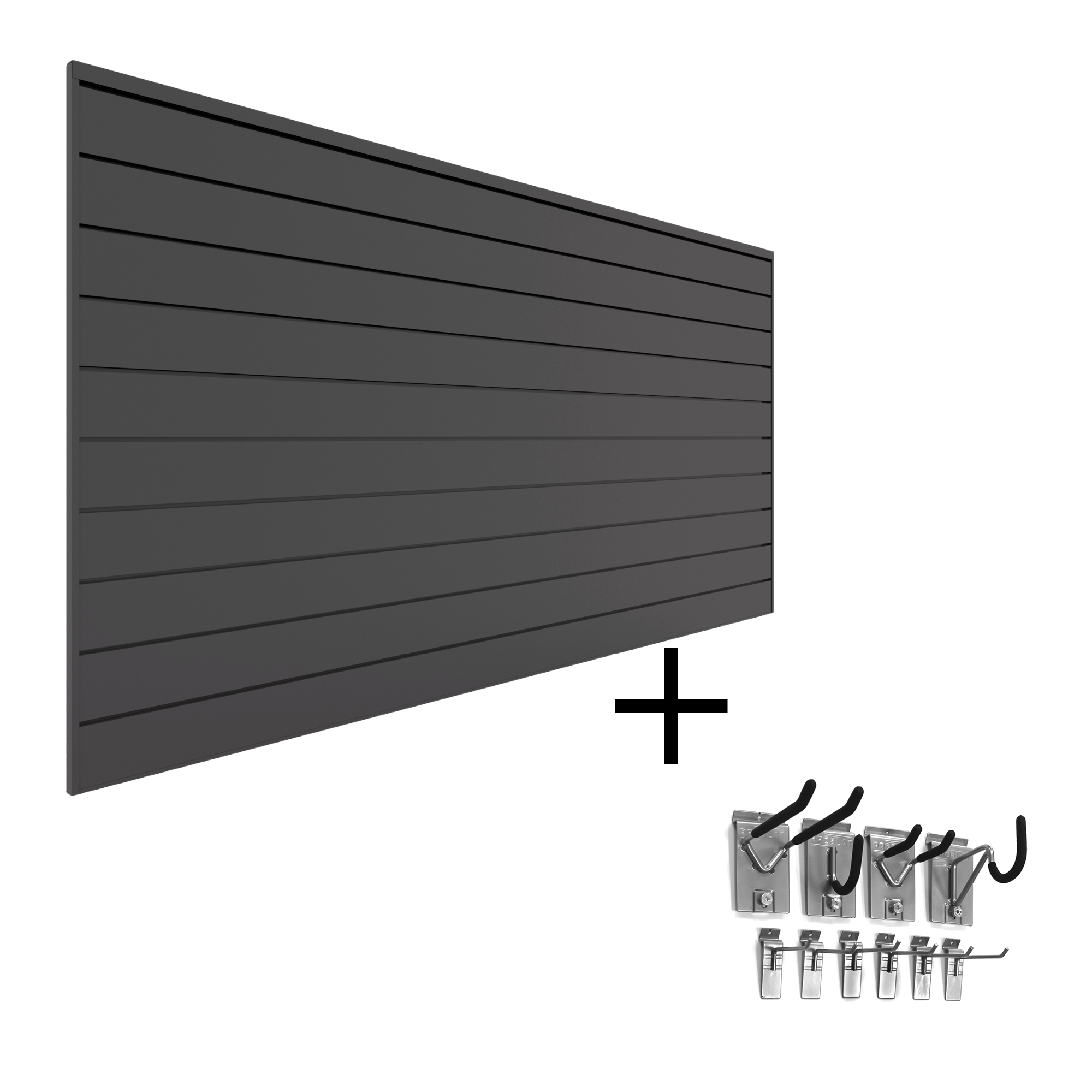 PVC Slatwall Mini Hook Kit Bundle - Heavy Duty Wall Hooks for Retail Display & Garage Organization - Perfect for Hanging Tools, Accessories & Small Items in Stores, Garages & Homes