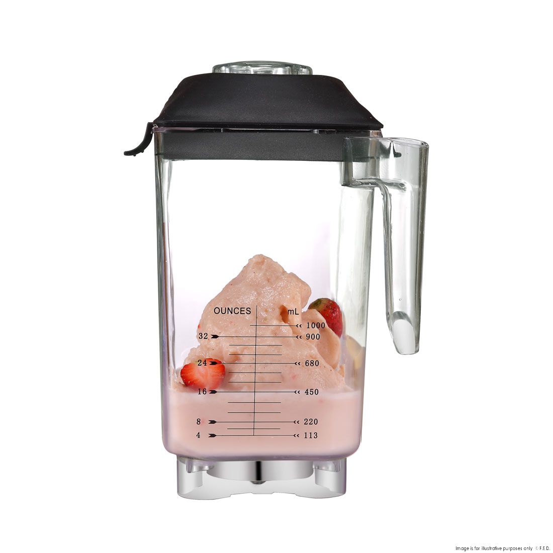 Benchstar Replacement Blender Jug Set for KS 10000 - High-Performance Blender Pitcher - Perfect for Smoothies, Juices & Meal Prep