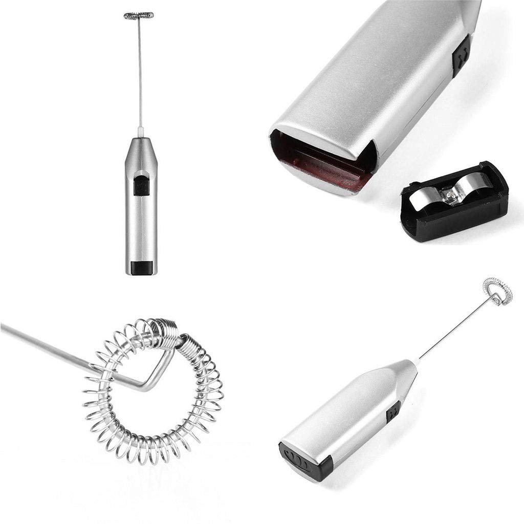 2-Pack Electric Tumbler Stirrers - Handheld Epoxy Resin Mixing Sticks with Silver Coating - Perfect for Resin Art, DIY Crafts & Jewelry Making