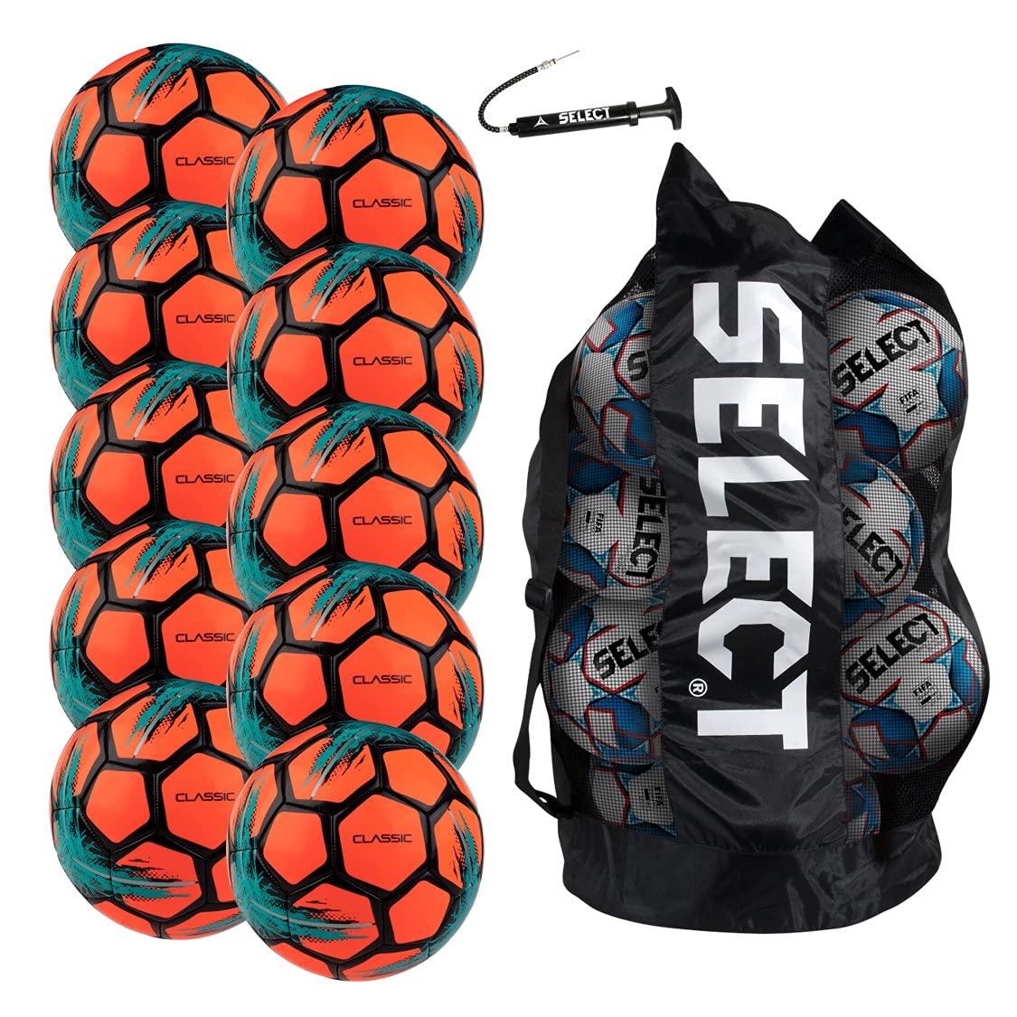 Select Classic Soccer Ball - Size 5 Official Match Ball for Training & Games - Perfect for Youth, Adults, and Professional Players - Ideal for Grass, Turf, and Indoor Play