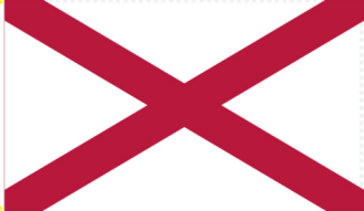 Alabama 3'x5' Flag - Rough Tex® 150D Nylon - Durable Outdoor & Indoor American State Flag for Home, Garden, and Events