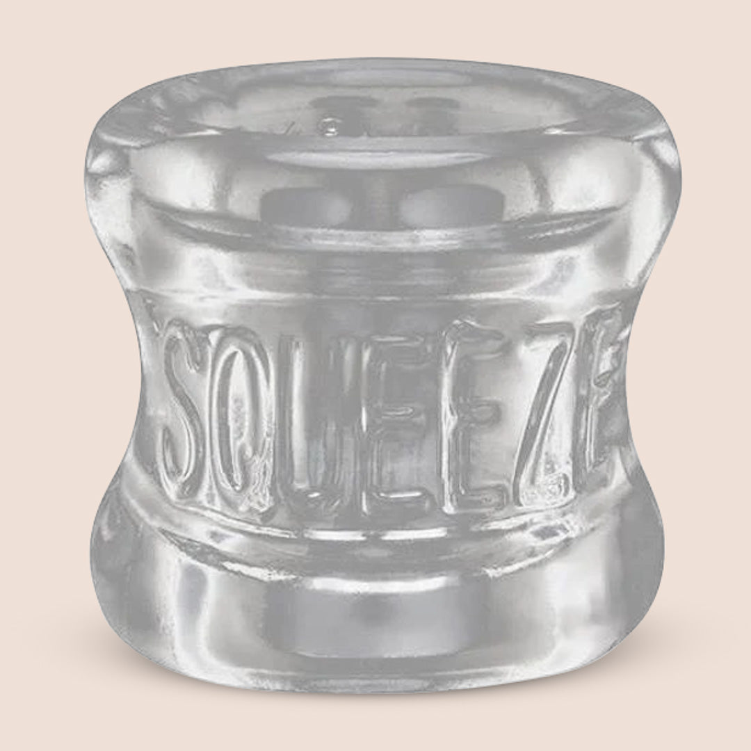 Oxballs Squeeze Ball Stretcher Steel - Premium Testicle Stretching Weight for Men | Comfortable & Adjustable for Intimate Play, BDSM, and Male Enhancement Training