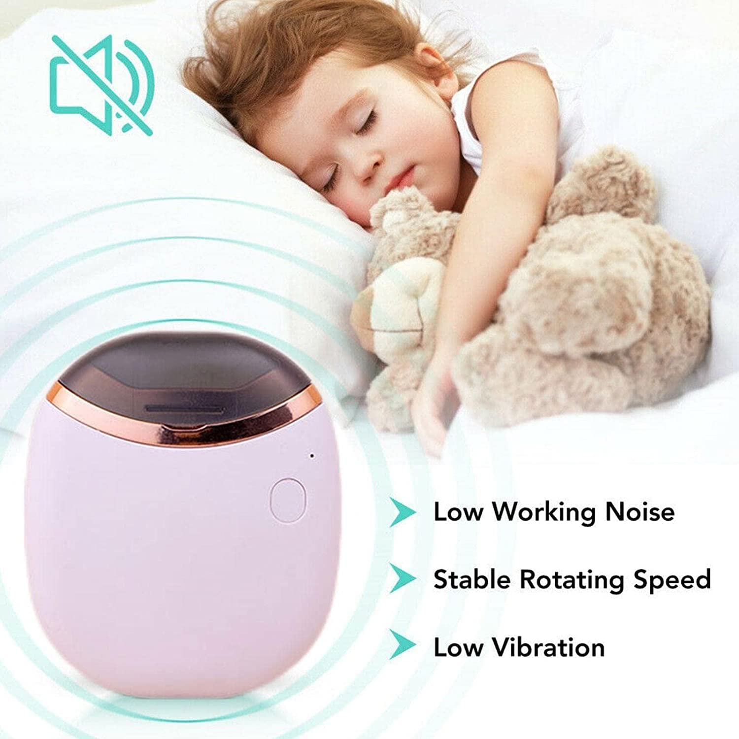 Electric Nail Clippers for Kids & Adults - 2-in-1 Automatic Nail Trimmer & Grinder with LED Light - Safe Nail Care for Babies, Seniors & Pets - Perfect for Home, Travel & Salon Use